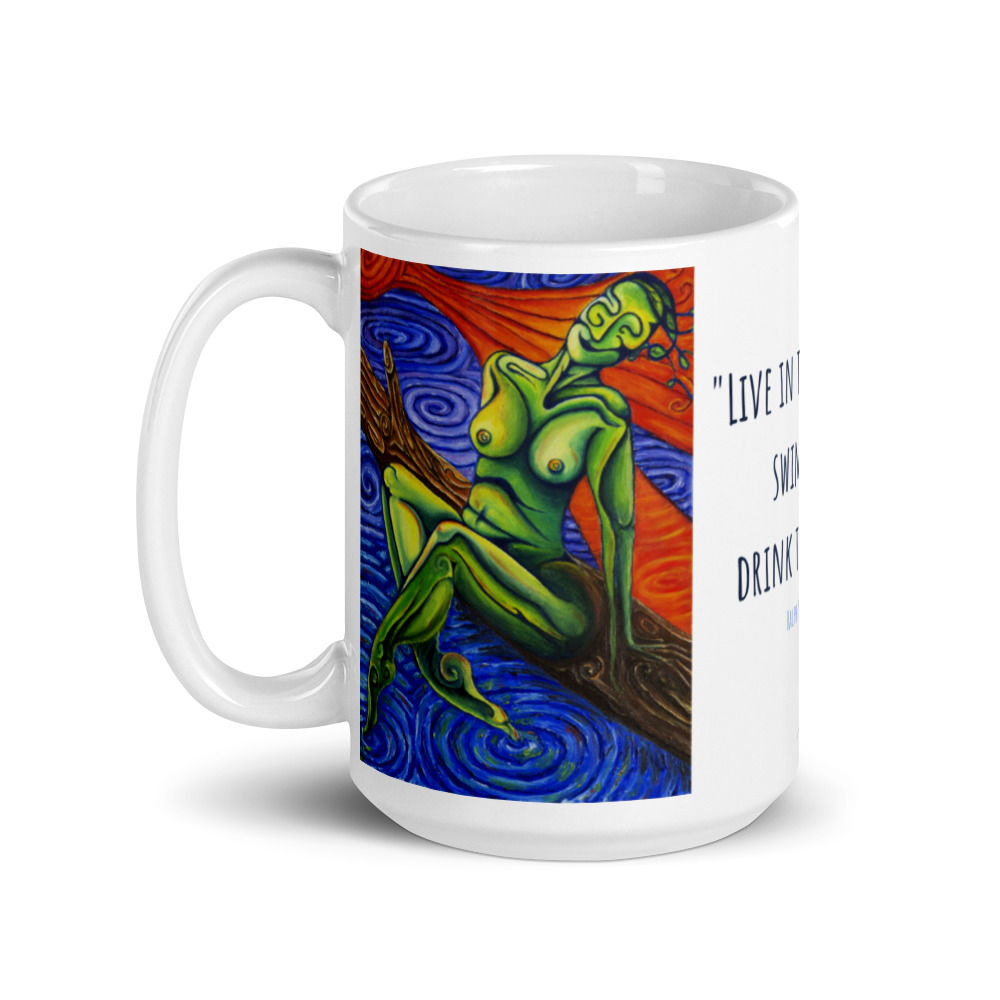 Free Spirit Mug w. Emerson quote