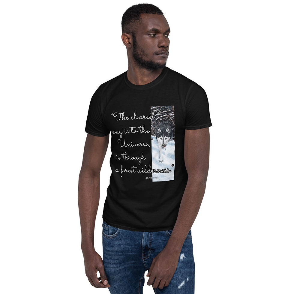 Thumbnail: John Muir quote Short-Sleeve Unisex T-Shirt