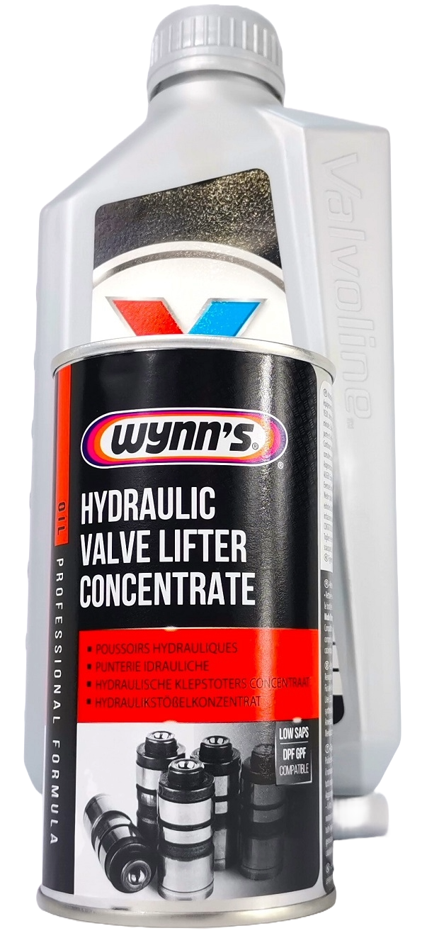 Miniaturbild: Valvoline VR1 & Wynns - Inspektionspaket Motoröl-Service - 20W-50, 1L + 325ml