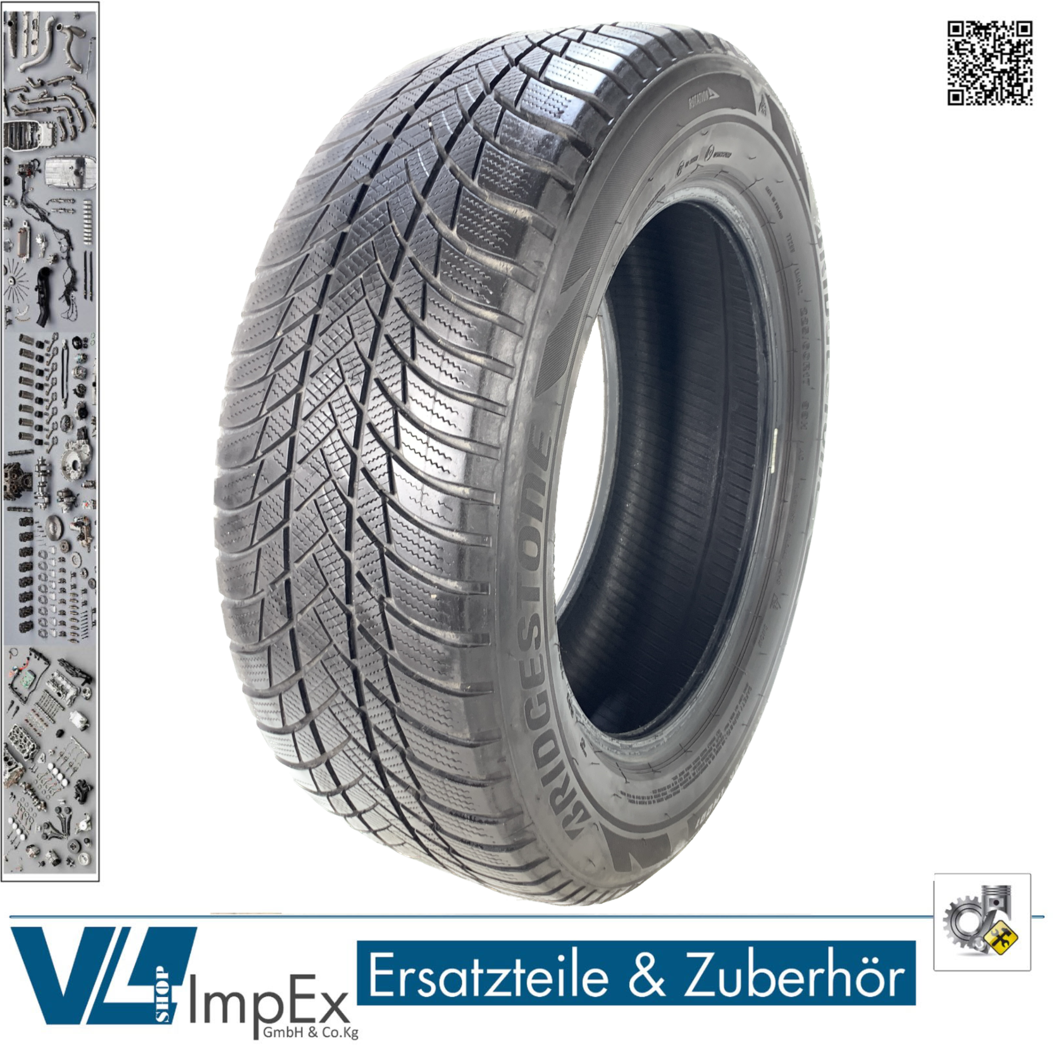 Bridgestone Blizzak LM001 - 225/60 R17 98H - DOTxx19 - Profil: 5mm