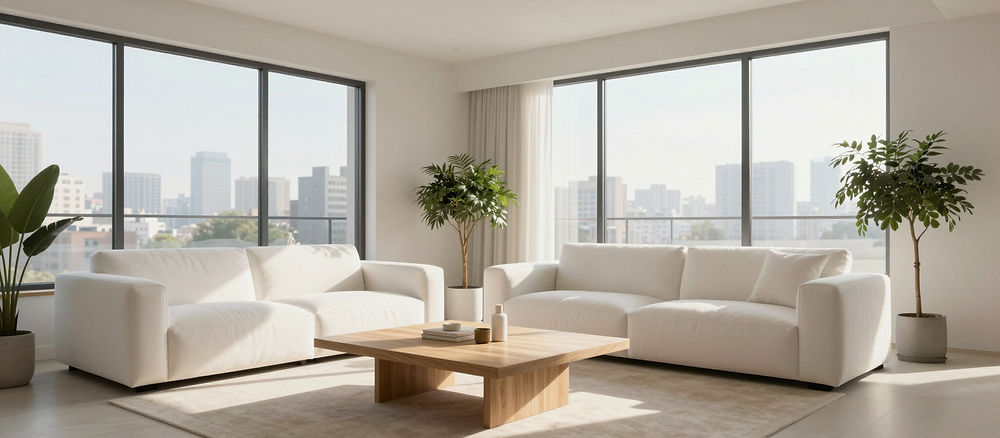 Living area of a upscale property