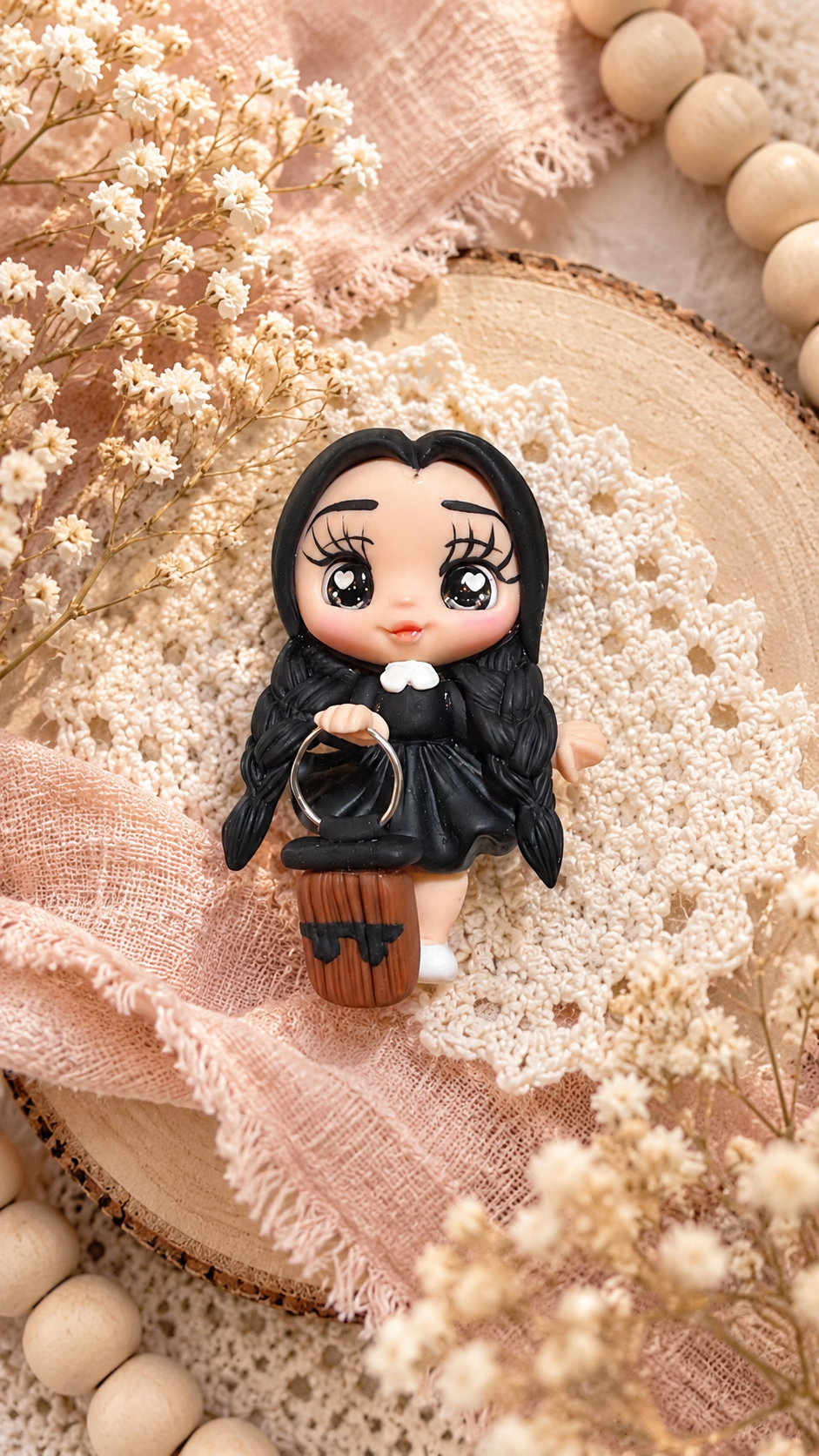 Wednesday Adams Clay Doll