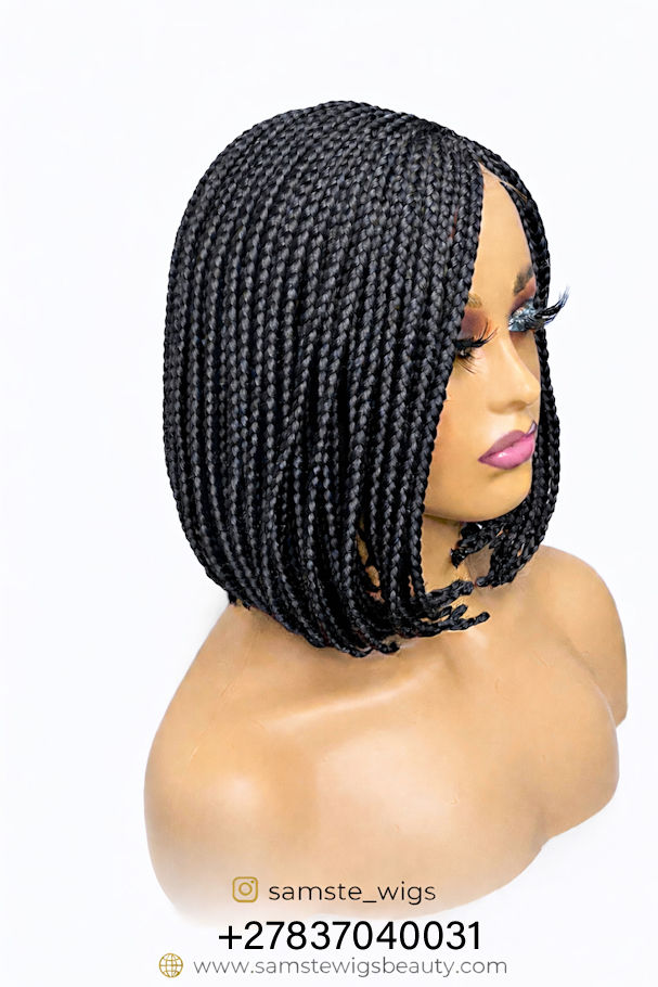 Thumbnail: Side part bob braided wig