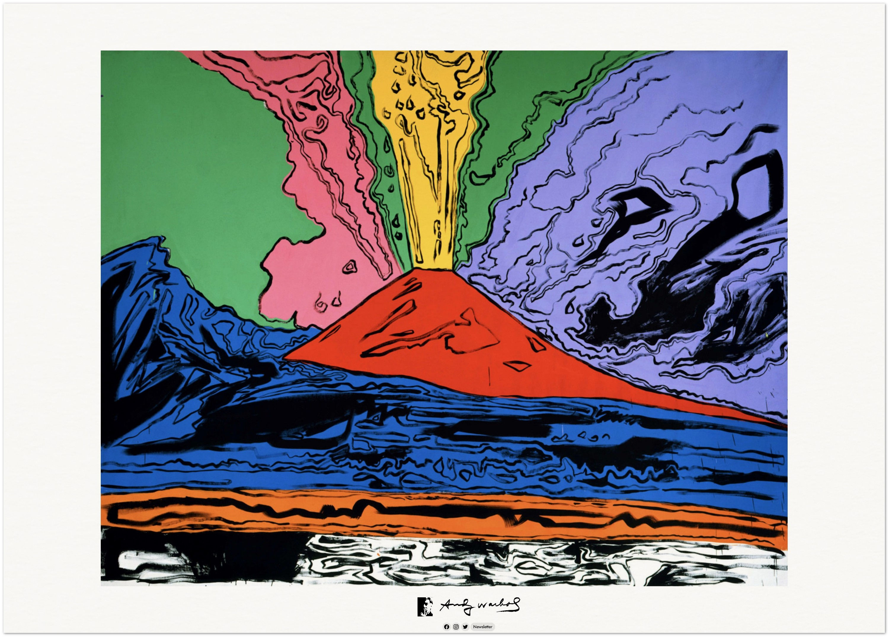 Andy Warhol Vesuvius