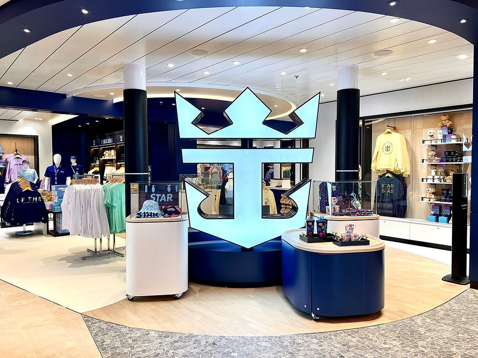 Royal Caribbean logo collection (photo: Gebr. Heinemann)