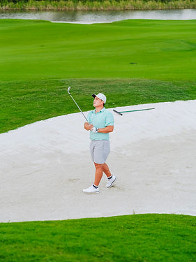 coach young ik kim golf course bunker
