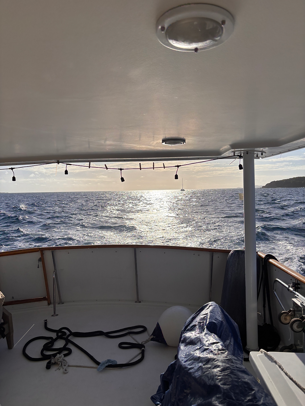 Traveling from the Marine Terminal in Charlotte Amalie, St Thomas to Saga Haven Marina, St Thomas