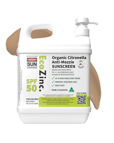日焼け止め1kg ecozinc SPF50 PA＋＋＋＋ Tinted Zinc Sunscreen