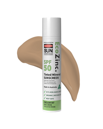 日焼け止め１ｋｇ　ecozinc SPF50 PA＋＋＋＋ Tinted Zinc Sunscreen SPF50 | Chemical-Free | EcoZinc Australia