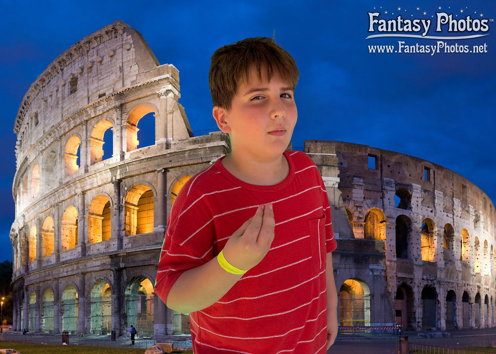 FantasyPhotos-Michael-colosseum night