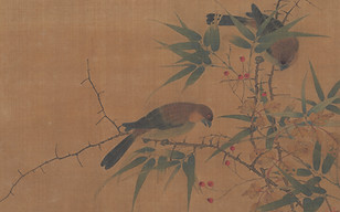 Bamboo Branch with Berries and Birds.jpg