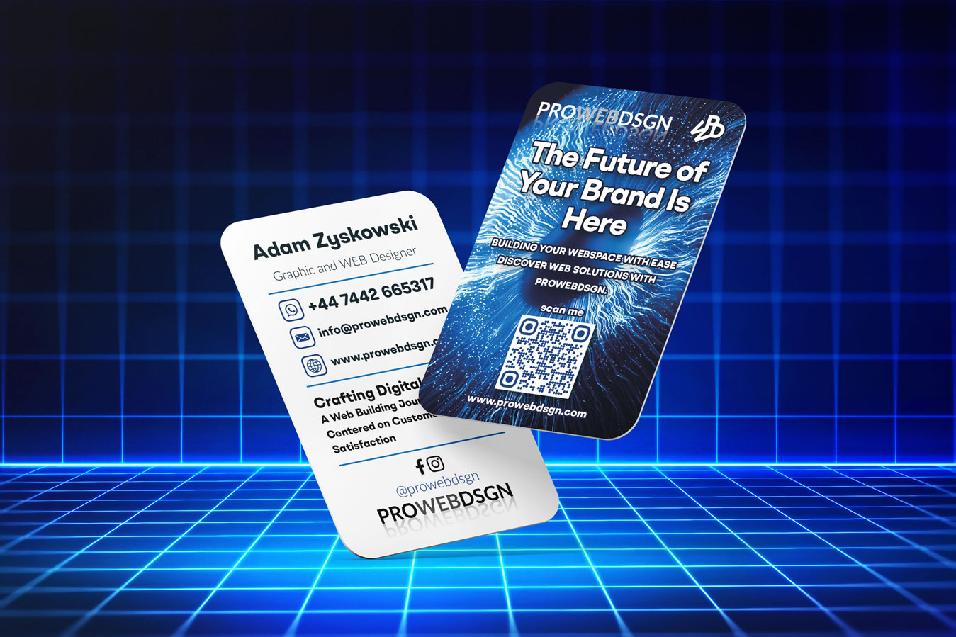 Business card design by Prowebdsgn