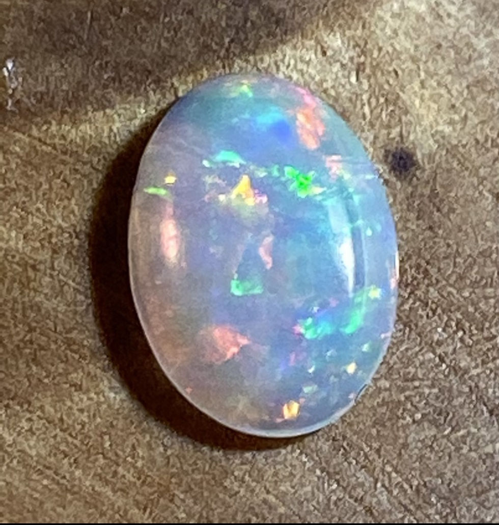 Thumbnail: .91 ctw Ethiopian Oval Opal, Loose Cabochon
