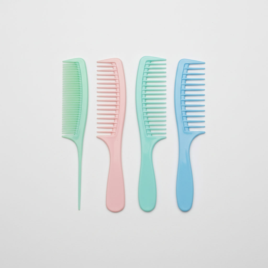 Ergonomic Braiding Combs