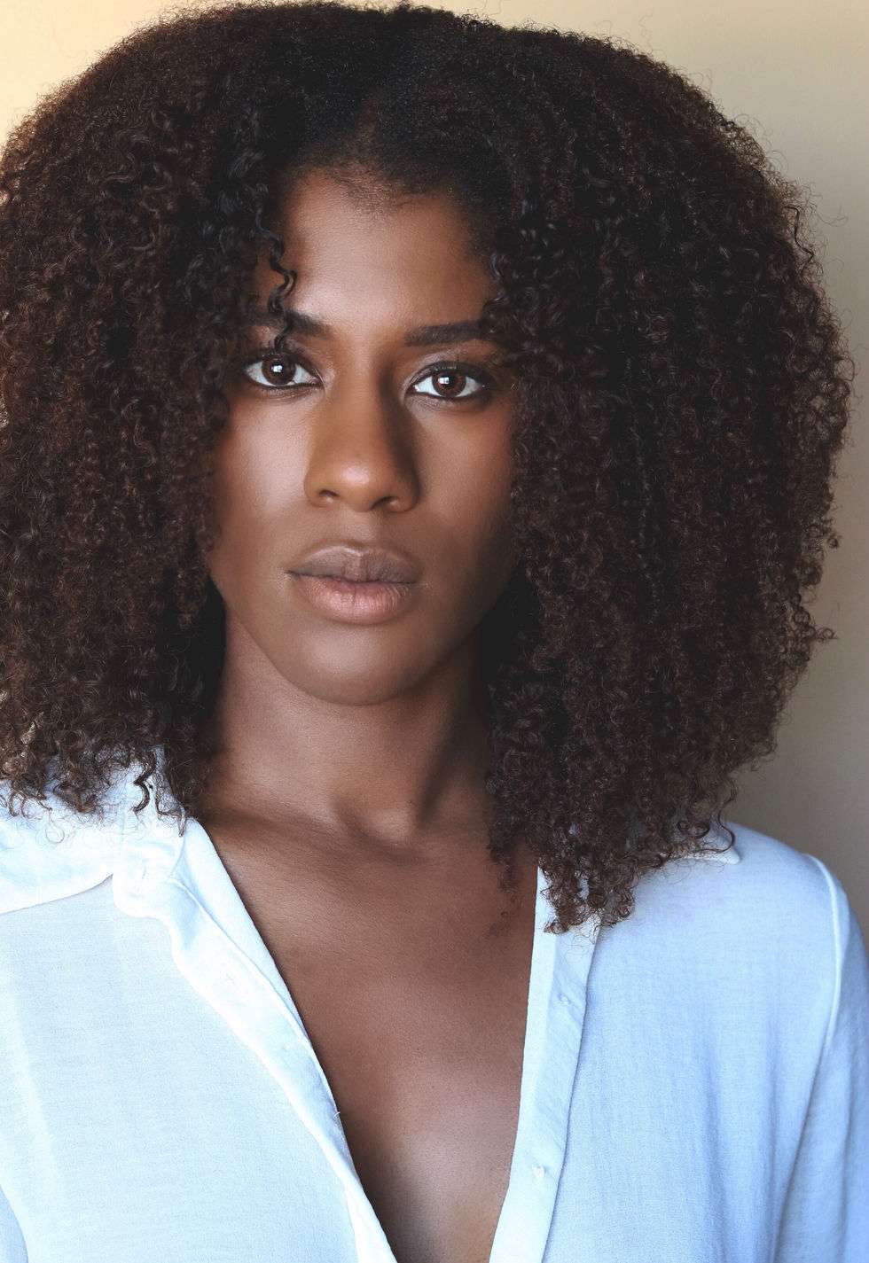 Natural hair, Natural headshots, Black actress headshot , 