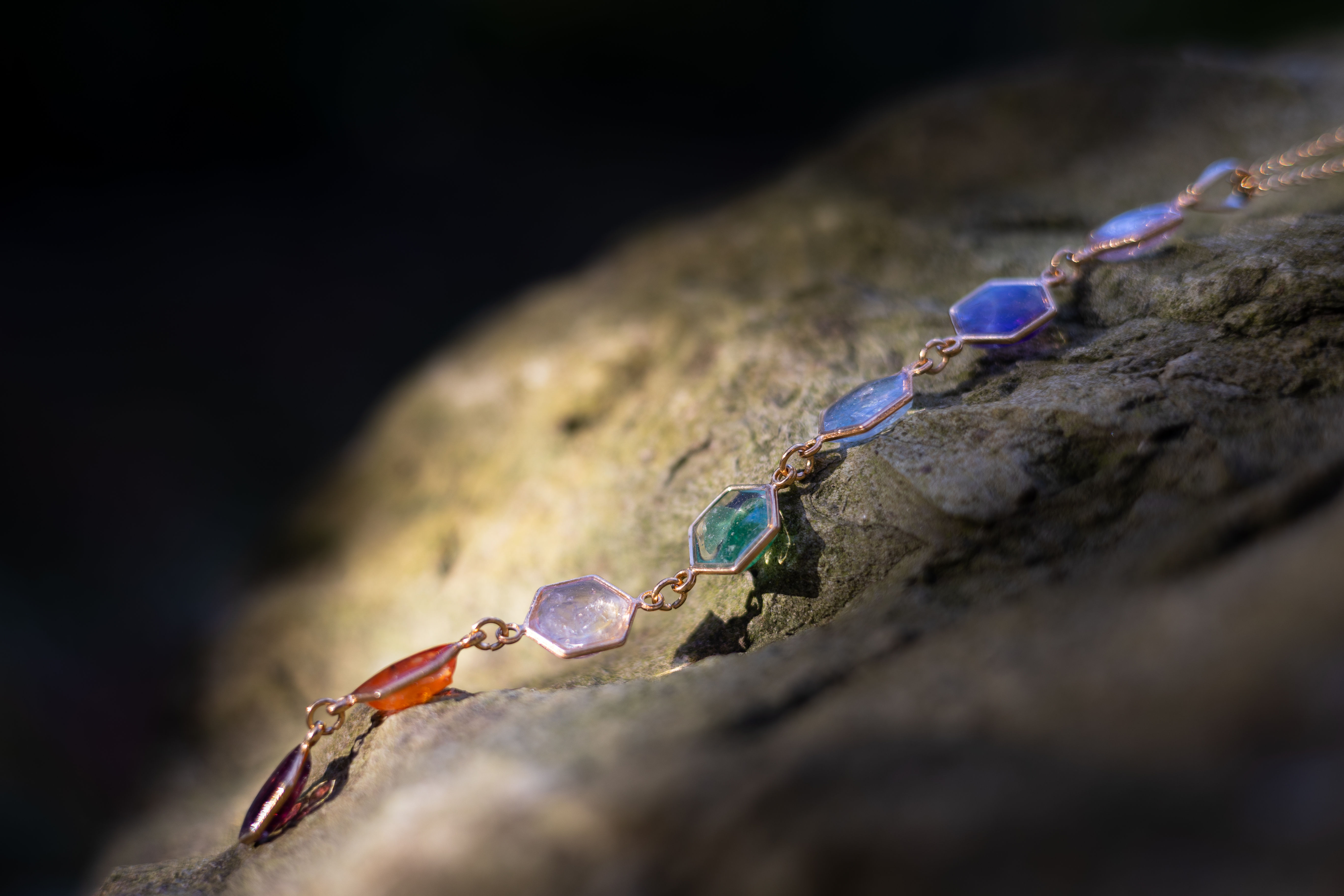 Chakra Alignment Pendant (goud kleurig)