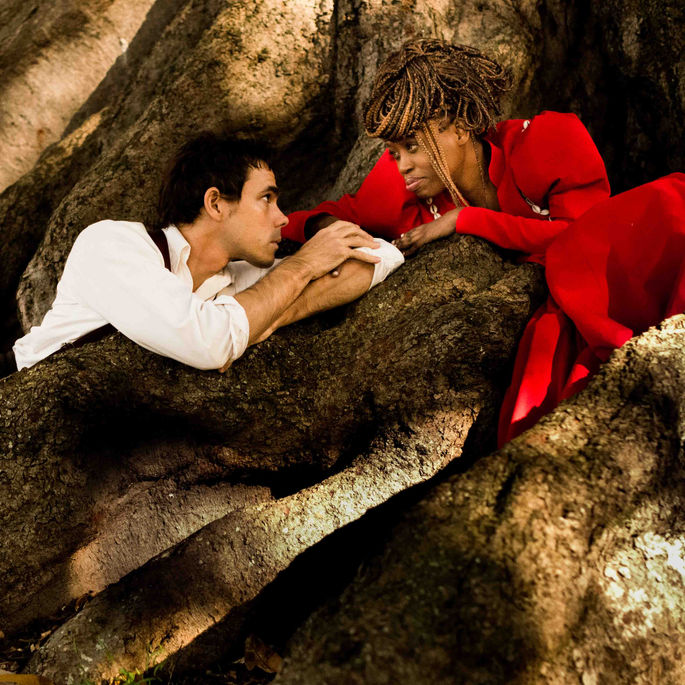 Desire Under the Elms 1 Marcel Meyer as Eben Cabot and Mbali Bloom as Abbie Putnam photo b