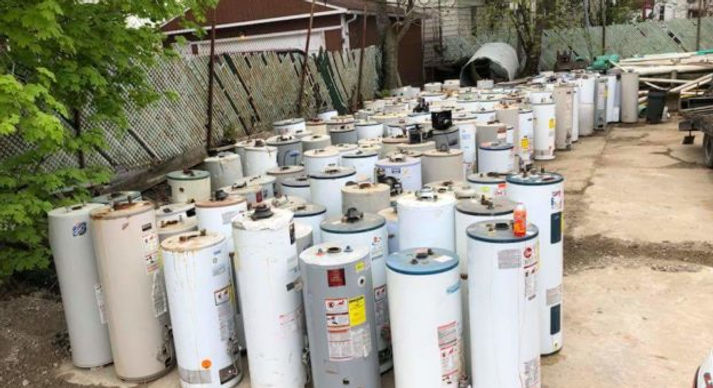 Recycling old water heaters