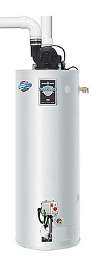 Bradford White gas power direct vent water heater