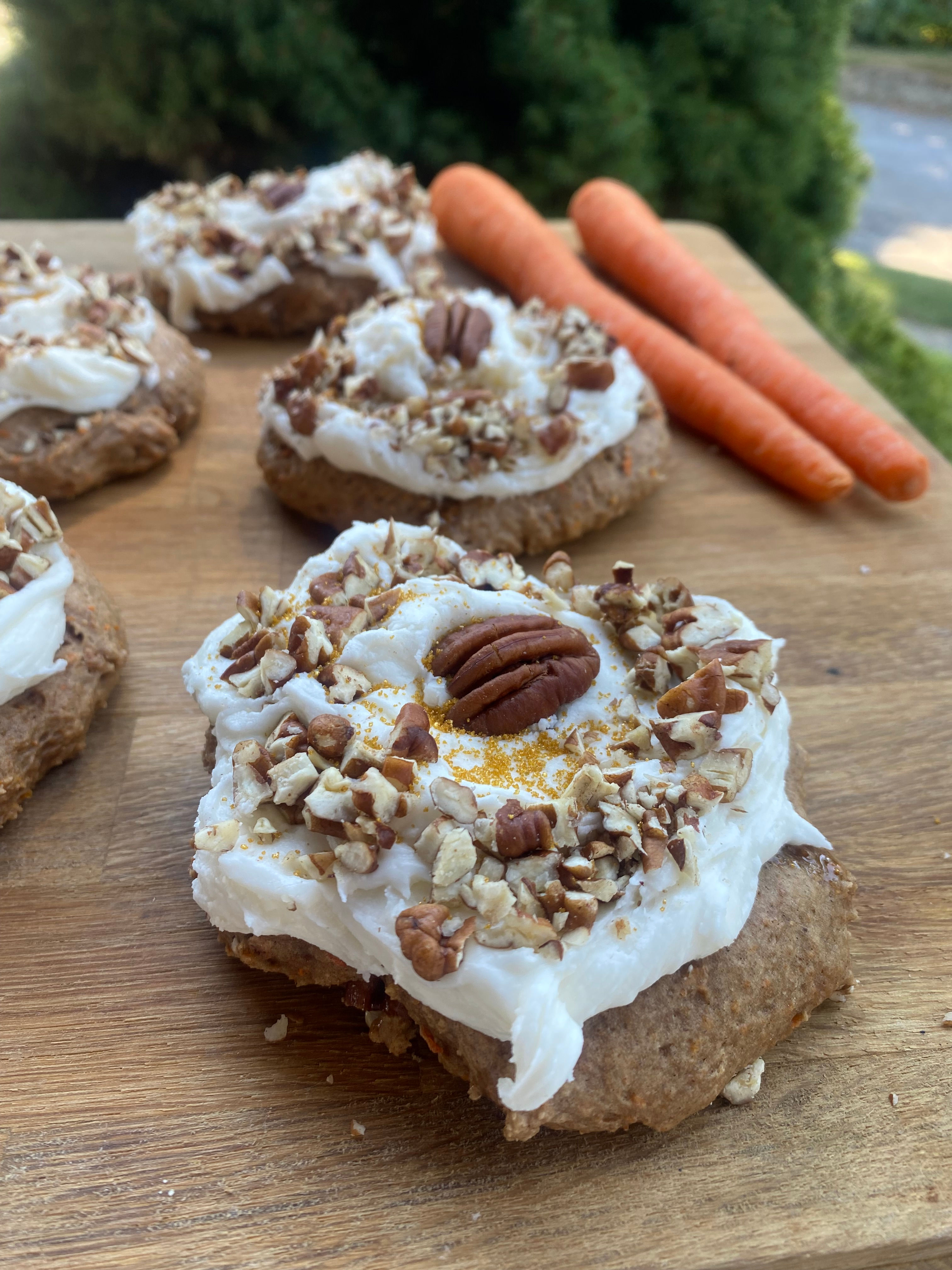 Iced Carrot Cake Cookie