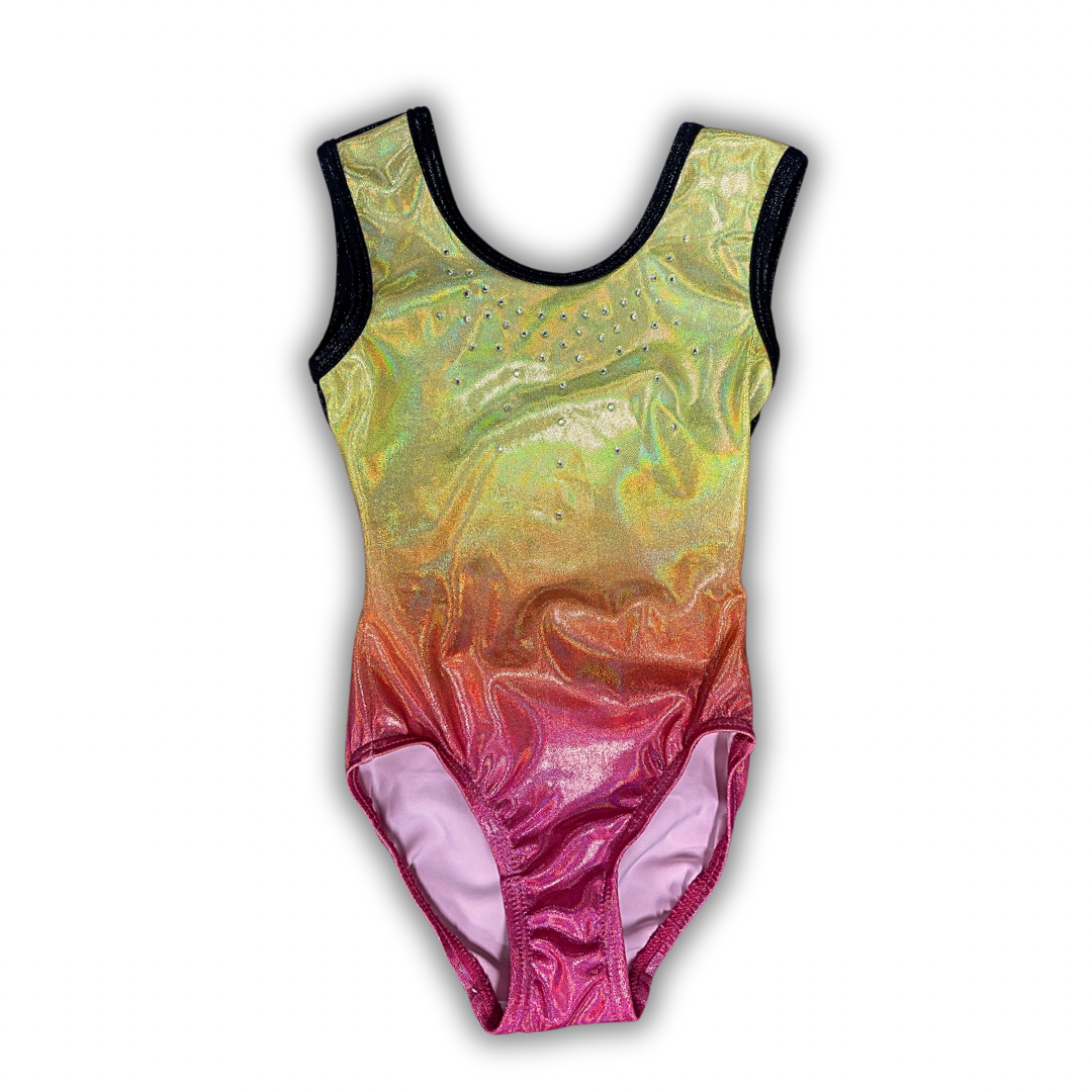 Body GYM034 sfumato con strass