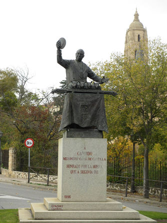 Chopping away in Segovia