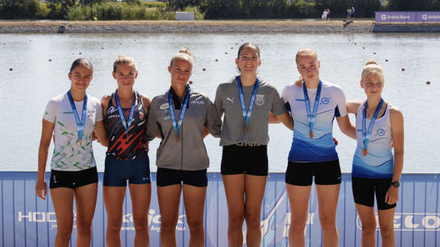 K1 női U15 2000 m dobogó
