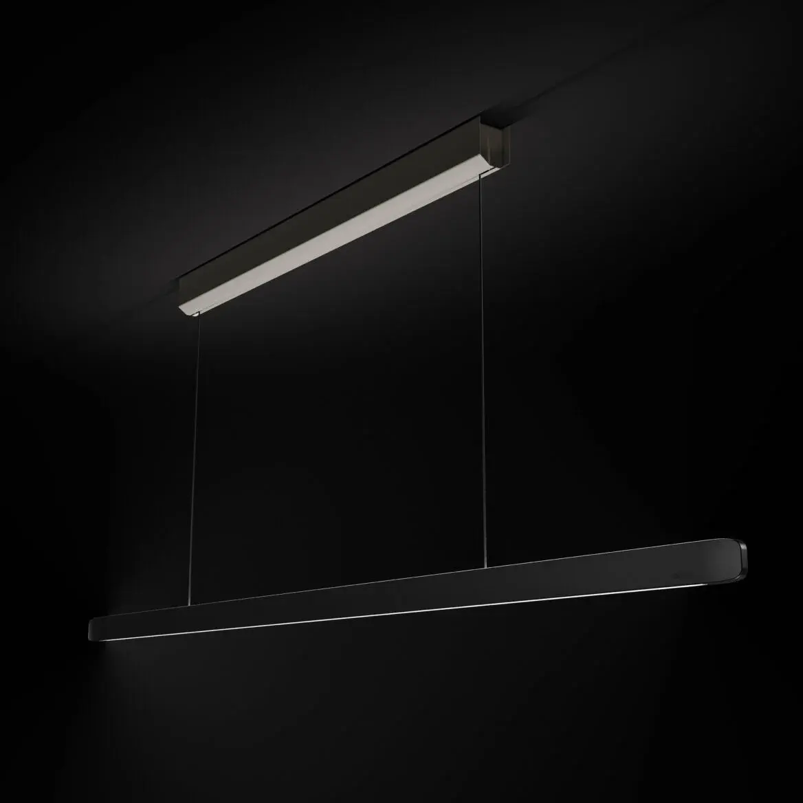 BORA Horizon LHFSW Fixed Linear Pendant Light in Black