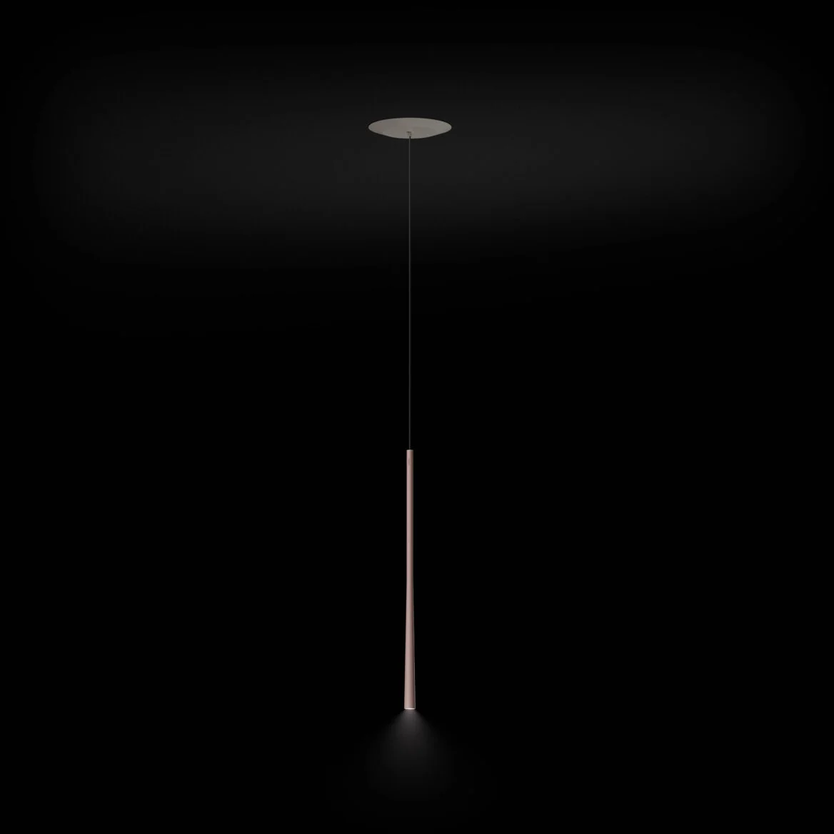 BORA Stars LSERG Flush Mount Pendant Light in Rose Gold