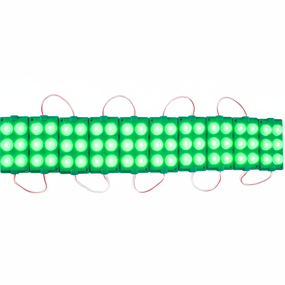 Miniatura: ME626 MODULO 3-LED 12V HIPER LED ENCAPSULADO VERDE MOZUKI