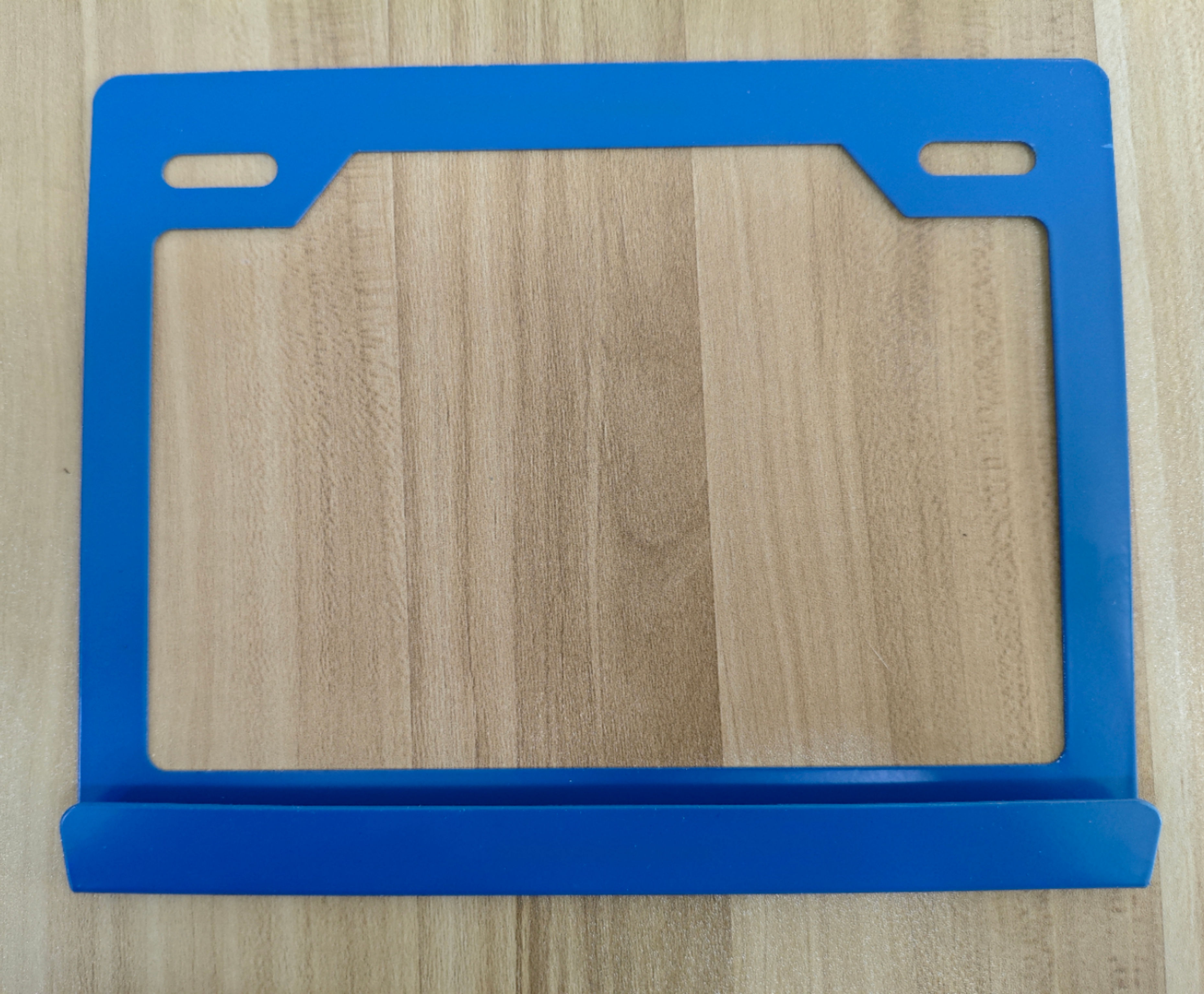 MF234 PORTA PLACA ALUMINIO UNIVERSAL AZUL VZ PART'S