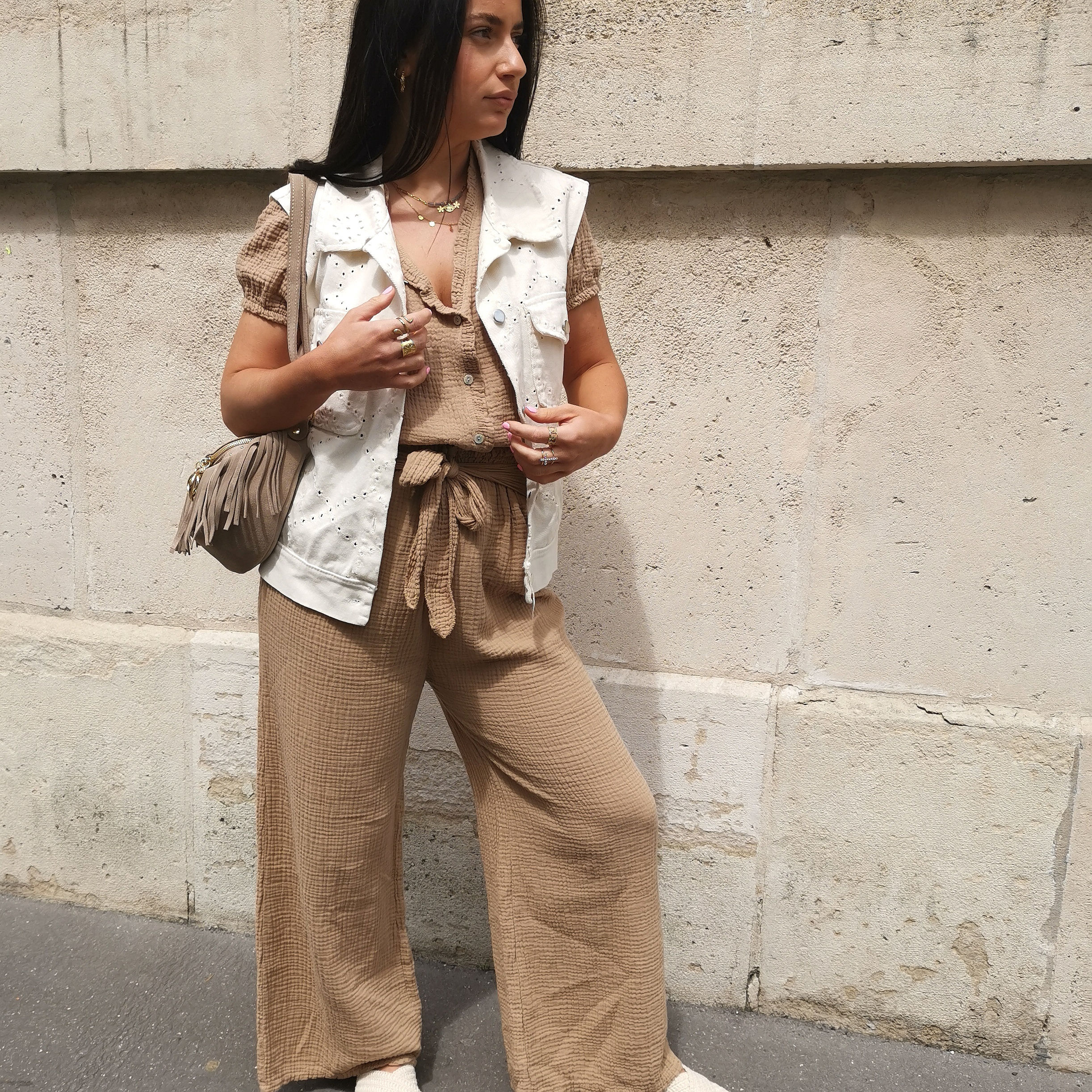 PANTALON CONSTANCE CAMEL