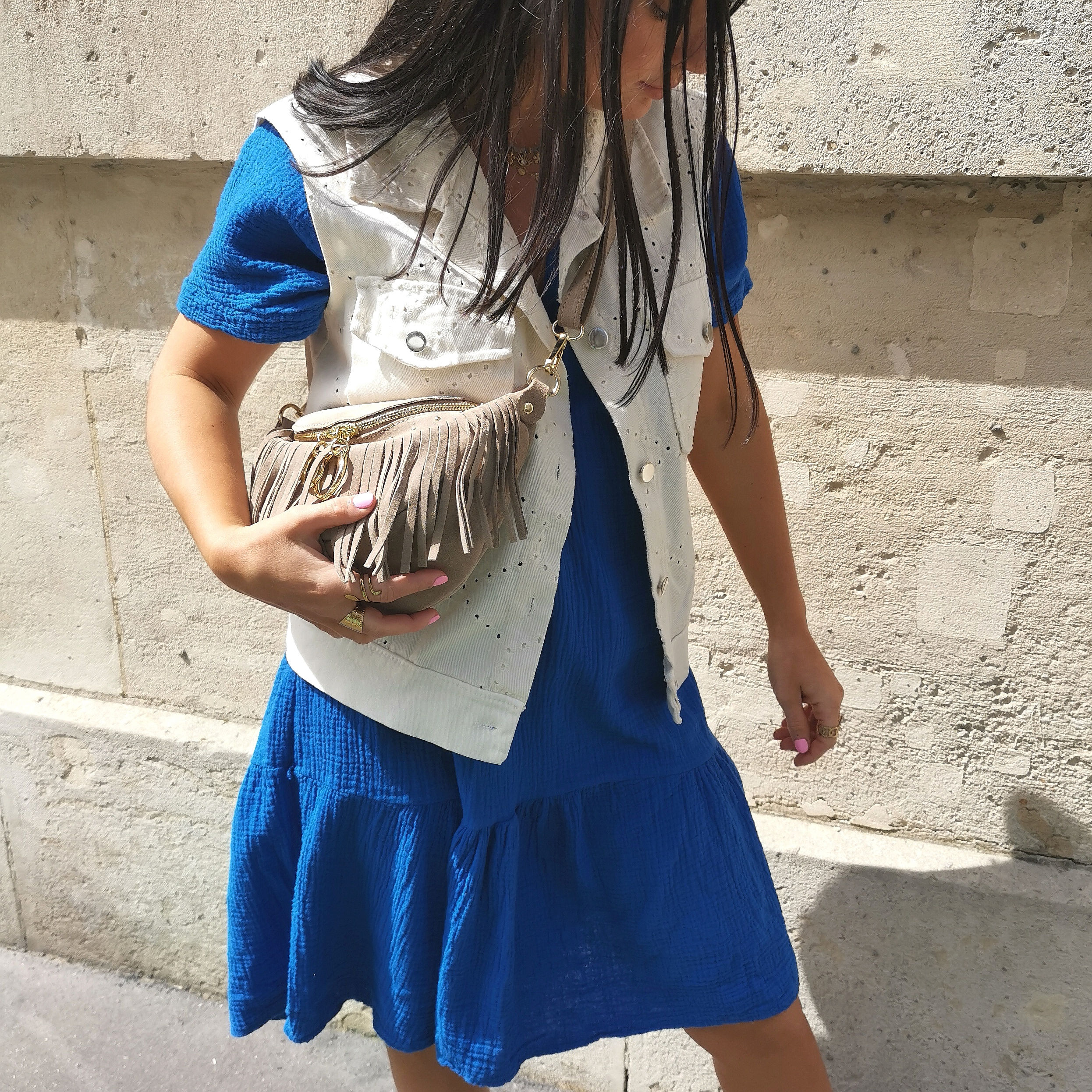 ROBE JOY BLEU