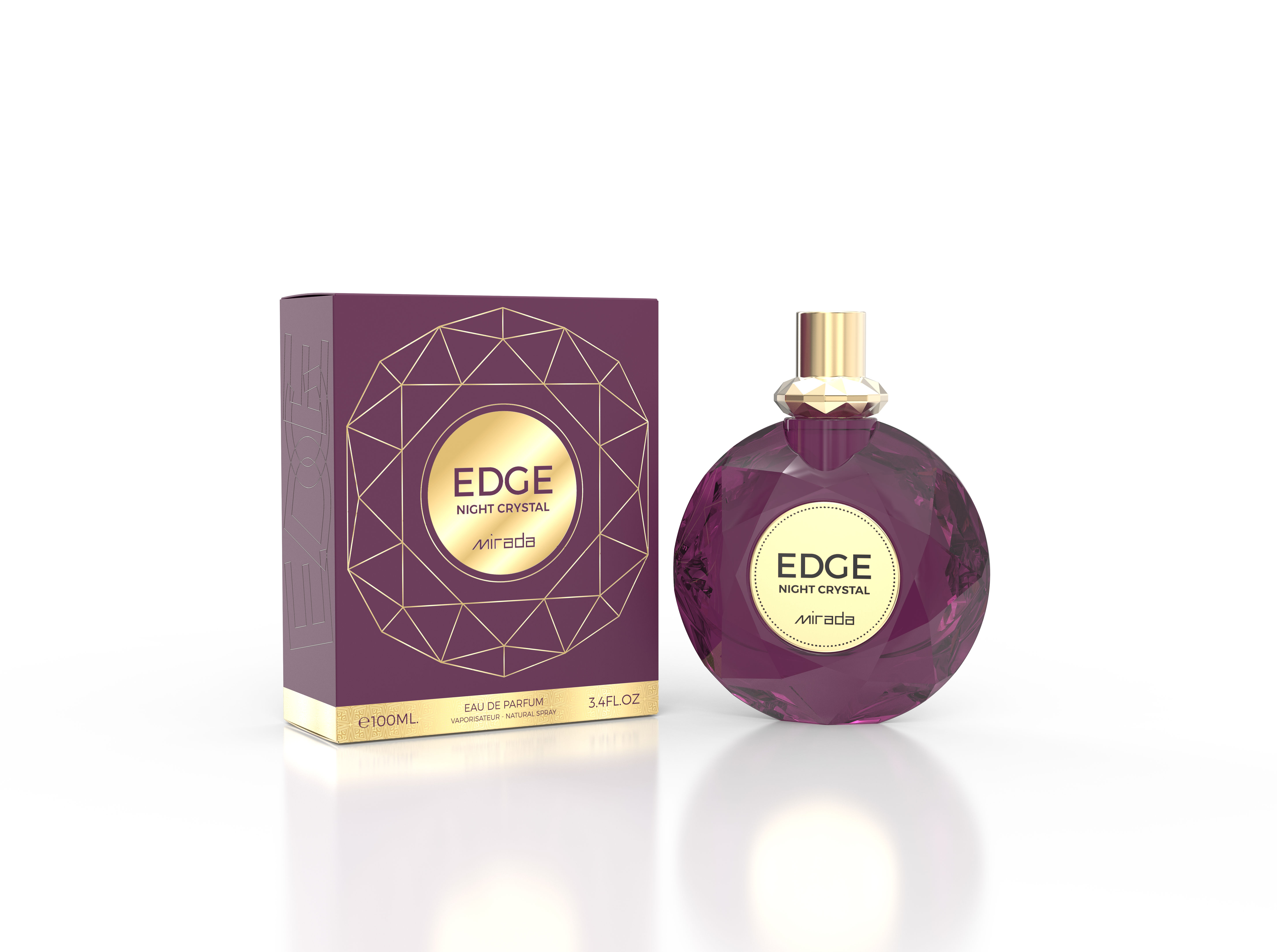 Mirada Edge Night Crystal EDP For Women 3.4FL.OZ 100ML