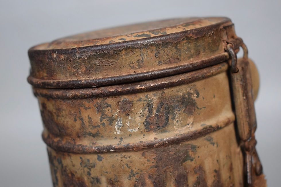 Thumbnail: DAK camouflage M38 gas mask set 'E.G. 1942'