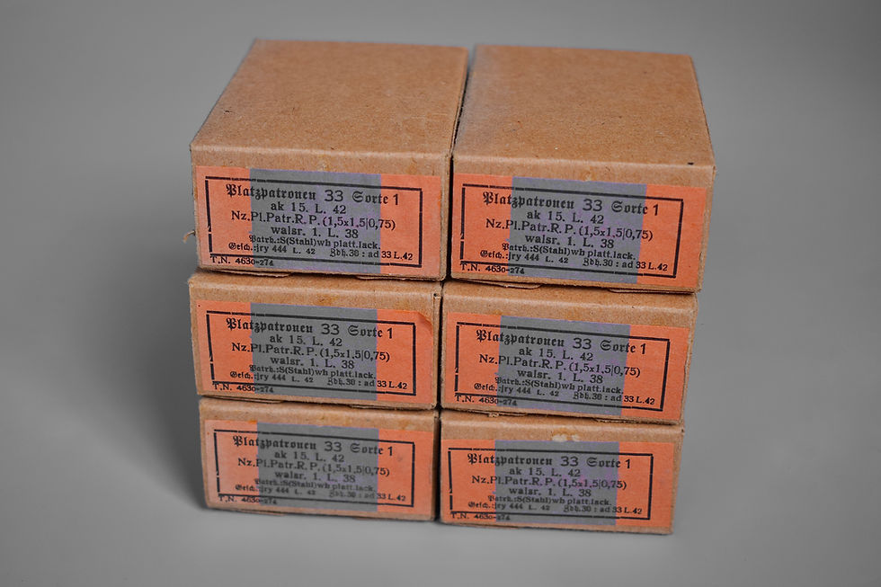 7.92x57mm Platzpatronen boxes set