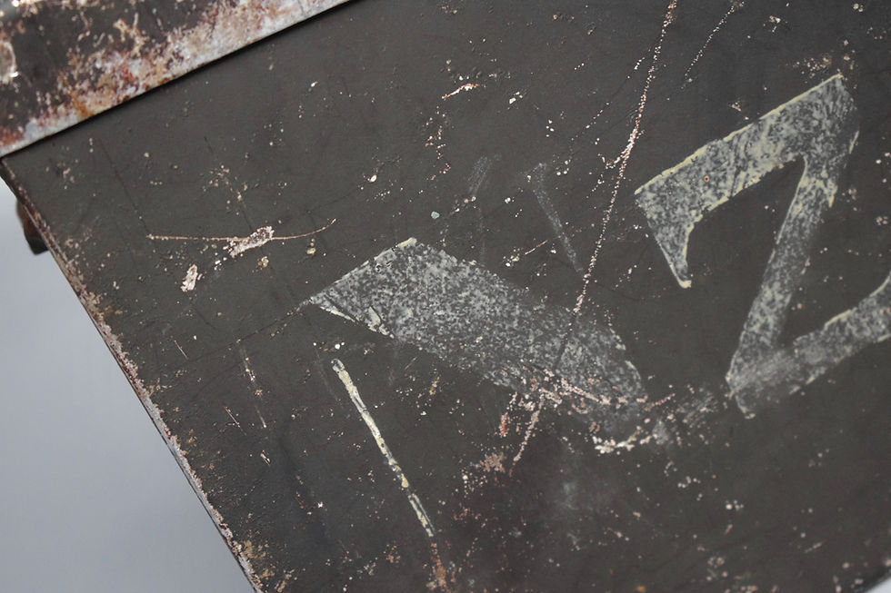 Thumbnail: St Nazaire KM U-boat bunker MG34/42 ammo tin '1940'