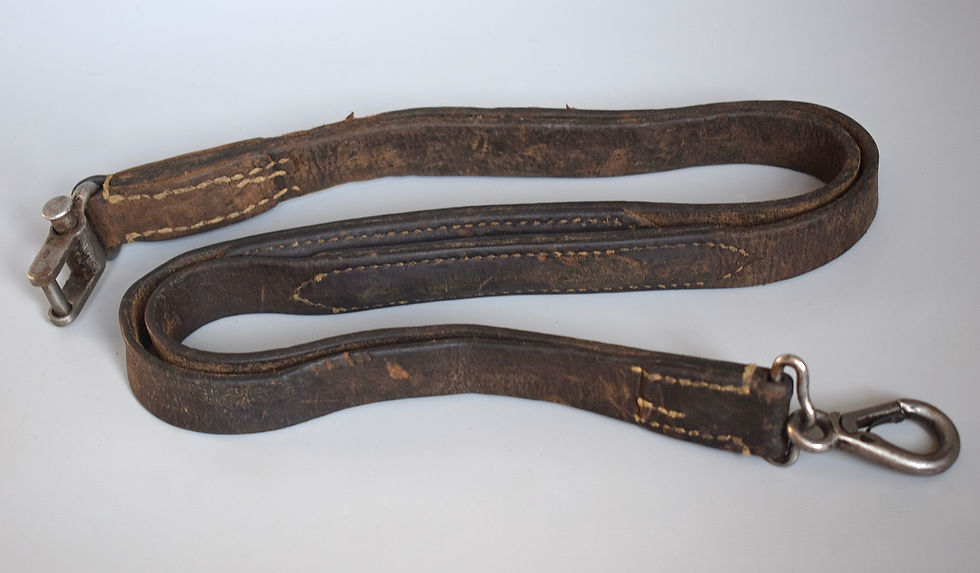 Early MG34 leather sling 'WaA SC'