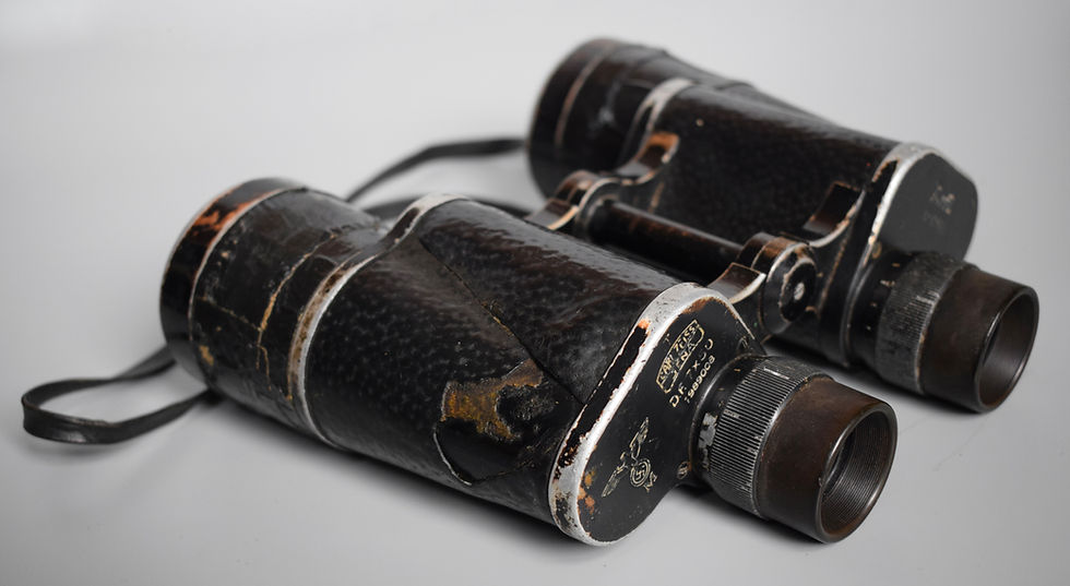 Thumbnail: Zeiss 7x50 Kriegsmarine Küstenartillerie binoculars 'Artl.' + case