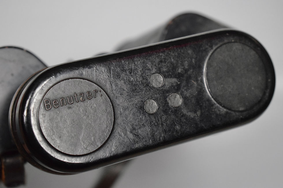 Thumbnail: Zeiss 7x50 Kriegsmarine binoculars 'blc' + case