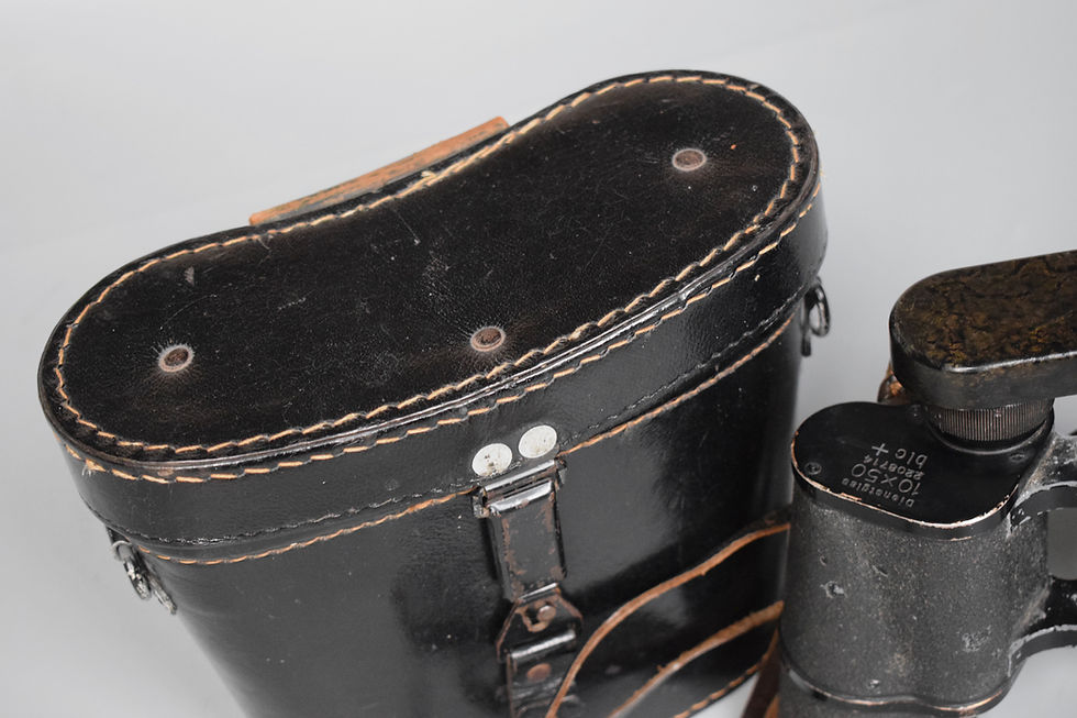 Thumbnail: Zeiss 10x50 Dienstglas binoculars 'blc' + case