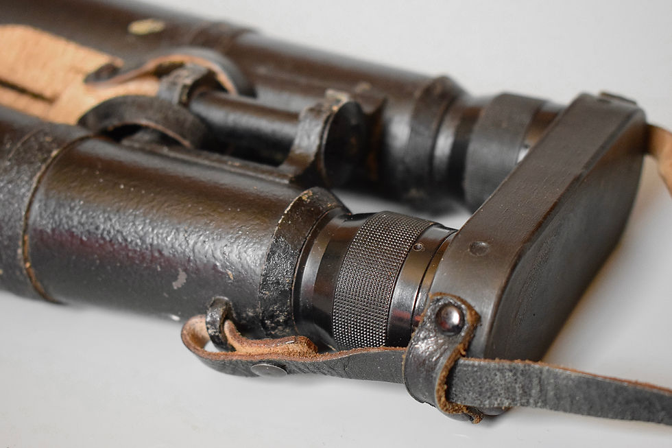 Thumbnail: Kriegsmarine issue Hensoldt 7x56 Dienstglas binoculars 'bmj 1944'