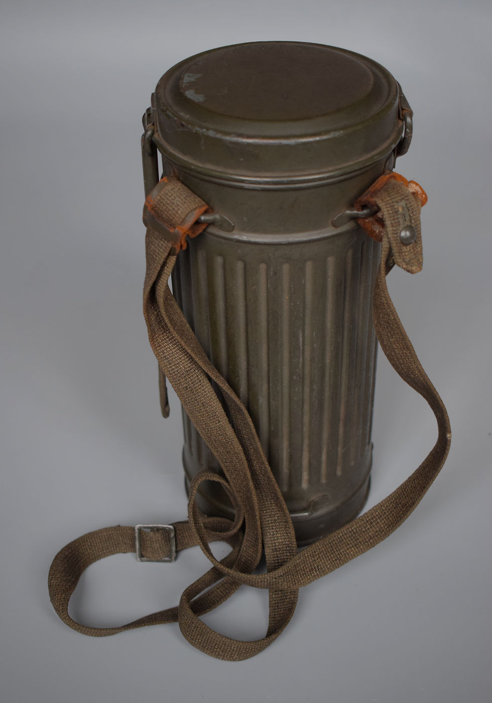 Thumbnail: Named M30 gas mask set '1939' + gas cape bag
