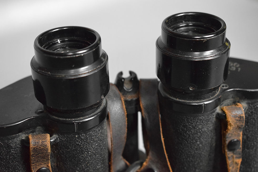 Thumbnail: Zeiss 7x50 Kriegsmarine smooth ocular binoculars 'blc'