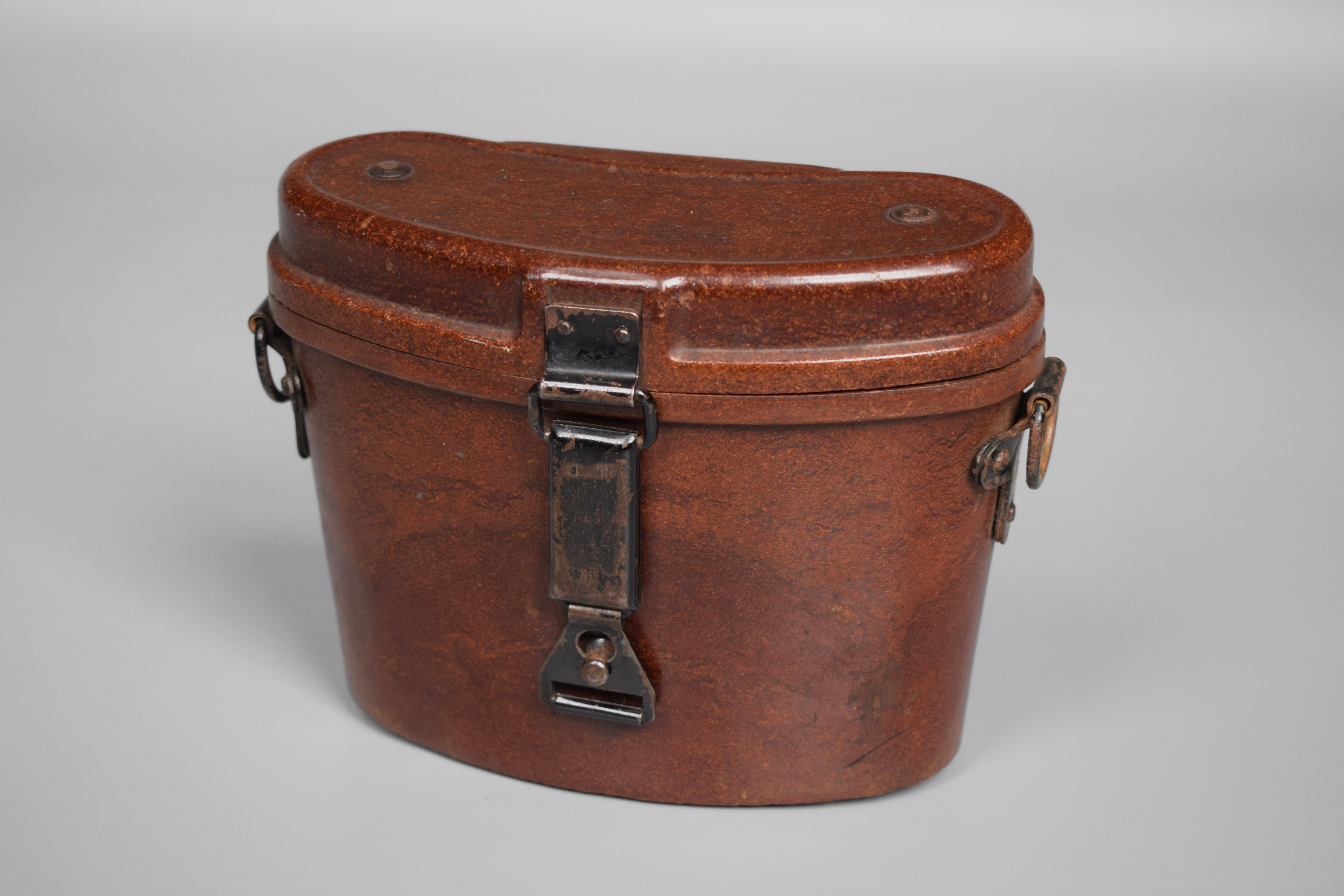 Red Bakelite 6x30 Dienstglas case