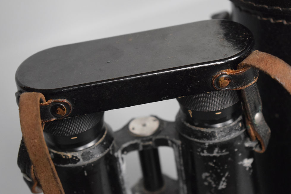 Thumbnail: Hensoldt 10x50 Panzer Dienstglas binoculars 'bmj 1942'