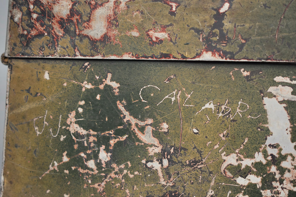 Thumbnail: Two-tone camouflage MG34/42 ammo box 'HDK WaA'