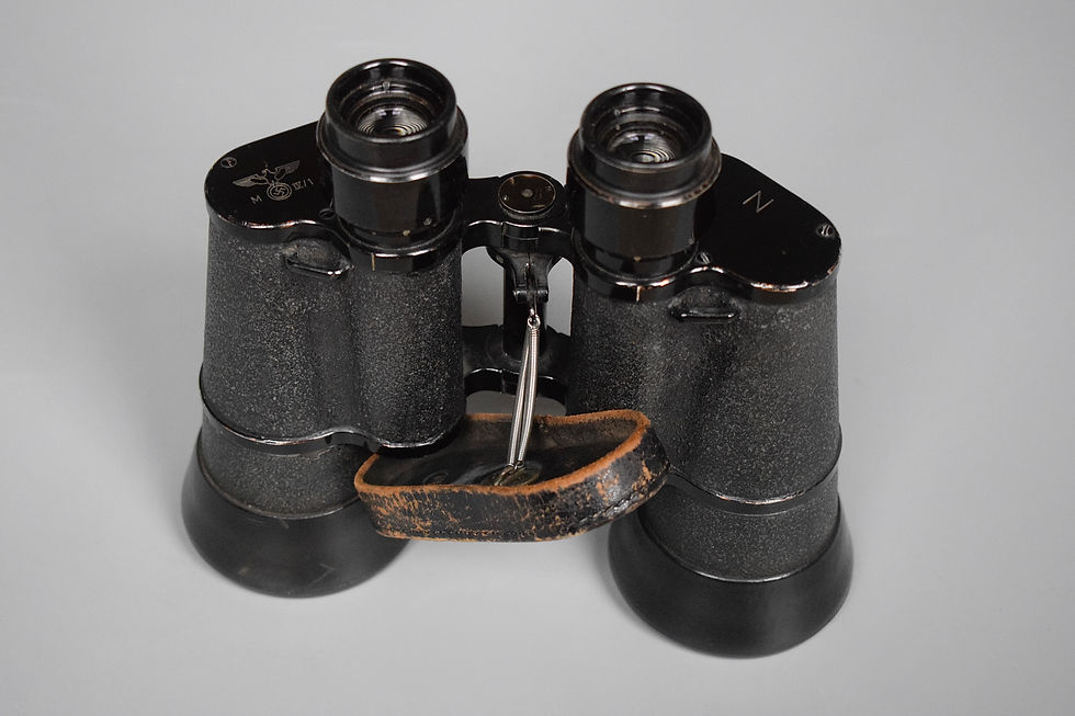 Thumbnail: Zeiss 7x50 Kriegsmarine armoured U-boat binoculars