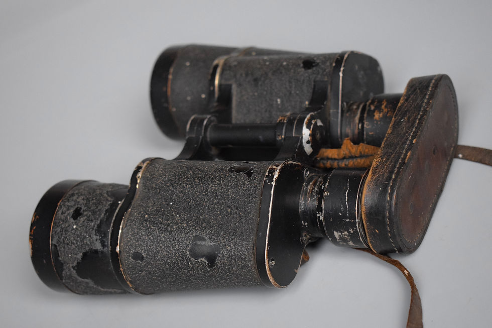 Thumbnail: Zeiss 7x50 Kriegsmarine smooth ocular binoculars 'blc'