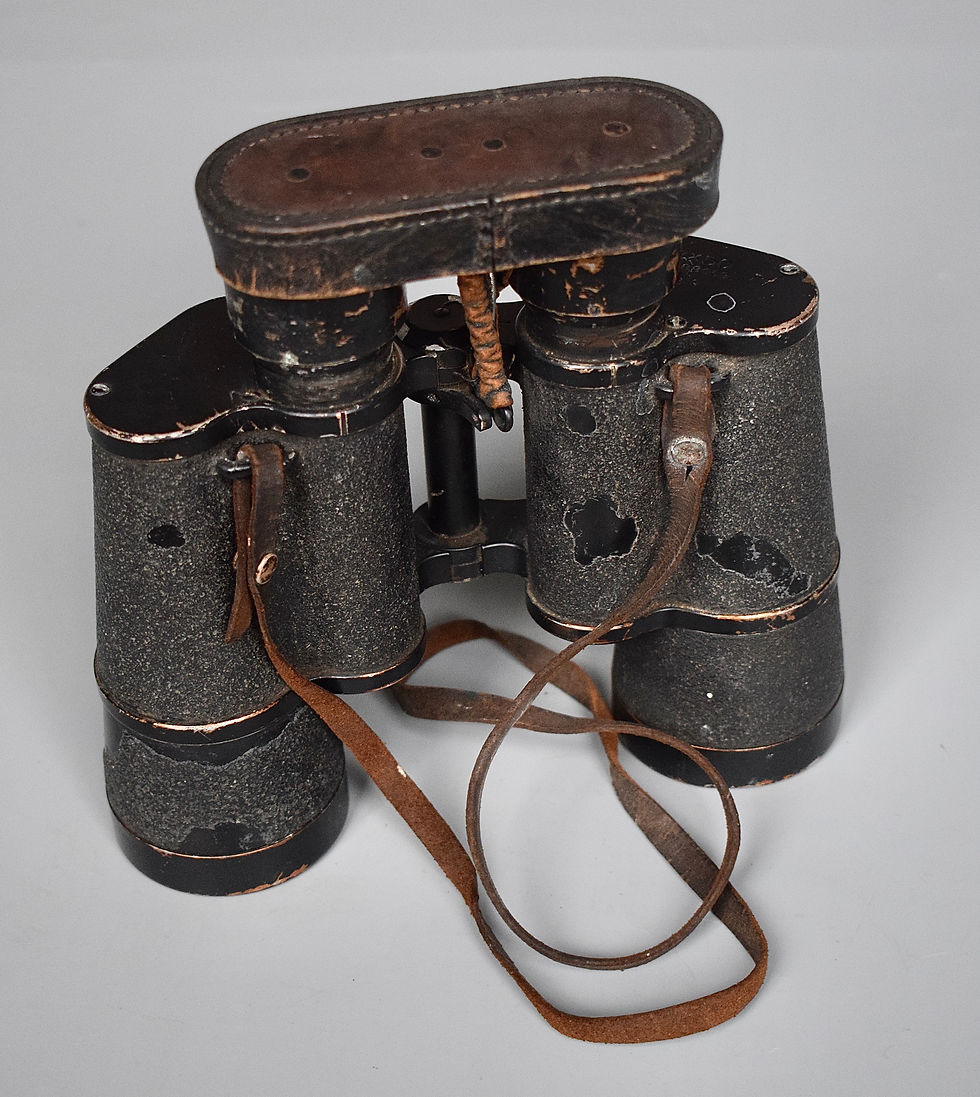 Thumbnail: Zeiss 7x50 Kriegsmarine smooth ocular binoculars 'blc'